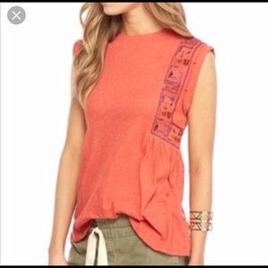 Free People Coral Tank
